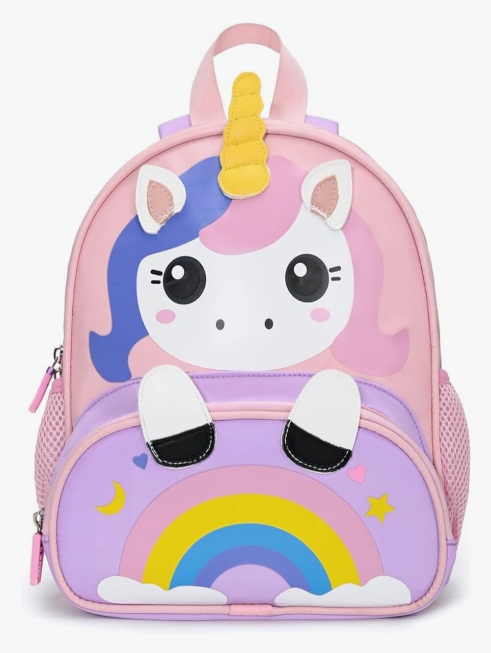 Unicorn Toddler Backpack for Girls Mini Preschool Bookbag Pink Purple